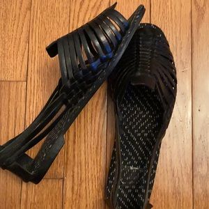 Black 100% Cow Leather Hurache